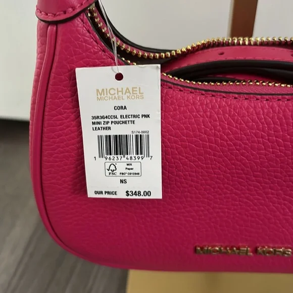 SOLD 🚨🚨 NWT Michael Kors Mini Pouchette RETAIL $348 - Picture 3 of 8